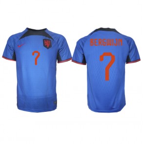 Holland Steven Bergwijn #7 Replika Udebanetrøje VM 2022 Kortærmet